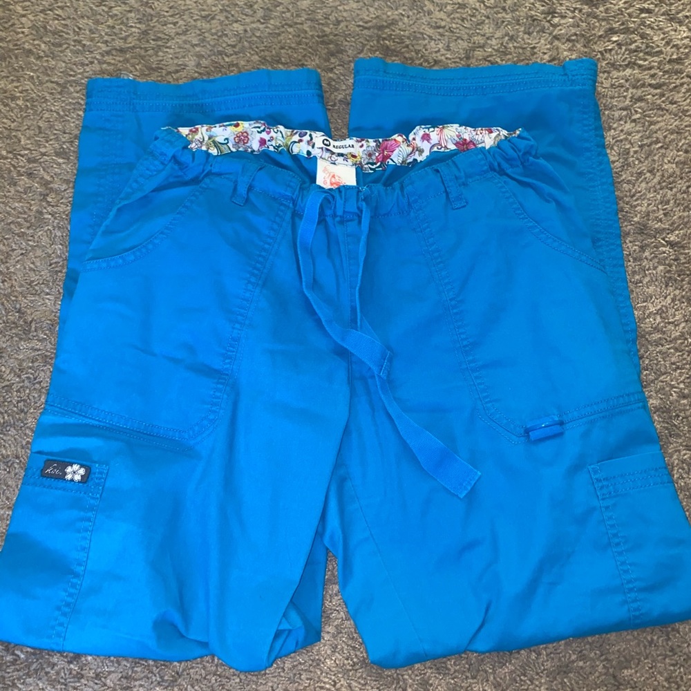 Koi Scrub Pants Blue